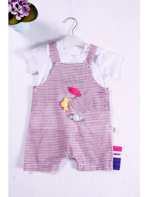 DMR Elegance Candy Figürlü Badili Kız Bebek Tulumu