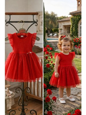 Lina Baby Bloomm Kız Çocuk Bayramlık Tütü Elbise Tüllü Prenses Elbise