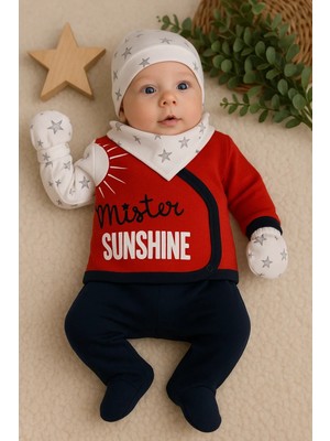 DMR Elegance Sun Shine Desenli 5'li Erkek Hastane Çıkışı