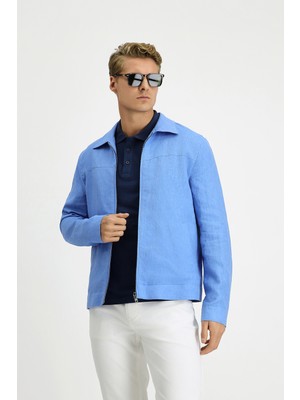 Kiğılı Mevsimlik Keten Mont