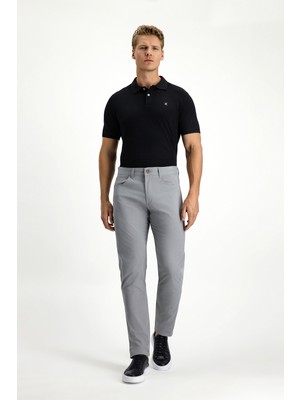 Kiğılı Slim Fit Dar Kesim Likralı Kanvas / Chino Pantolon