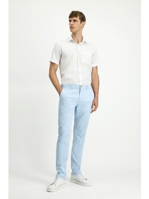 Kiğılı Regular Fit Standart Kesim Likralı Kanvas / Chino Pantolon