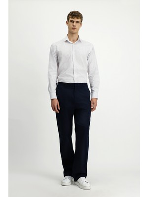 Kiğılı Regular Fit Standart Kesim Likralı Kanvas / Chino Pantolon