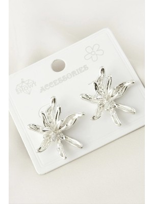 Marsilyan Orkide Metal Küpe