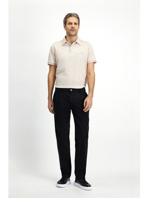 Kiğılı 6 Drop Regular Fit Standart Kesim Likralı Beli Lastikli İpli Pileli Pantolon