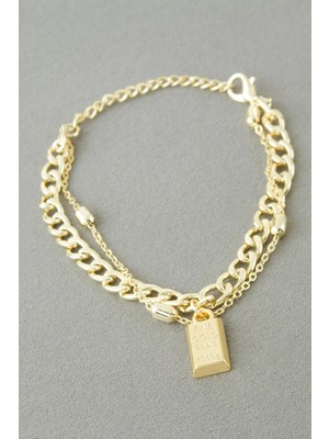 MidasTech Külçe Zincir Bileklik Nemere