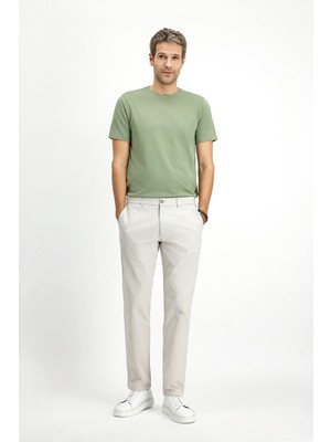 Kiğılı 6 Drop Regular Fit Standart Kesim Likralı Kanvas / Chino Pantolon