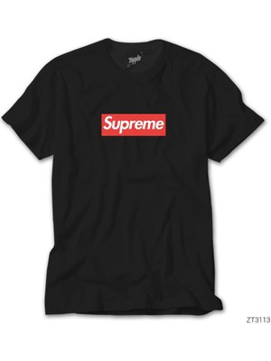Supreme Siyah Tişört