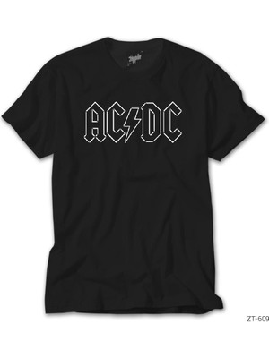 Ac Dc Logo Siyah Tişört