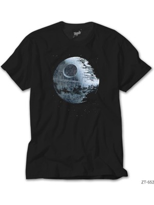Star Wars Death Star Siyah Tişört