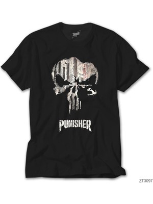 Punisher Confident Siyah Tişört
