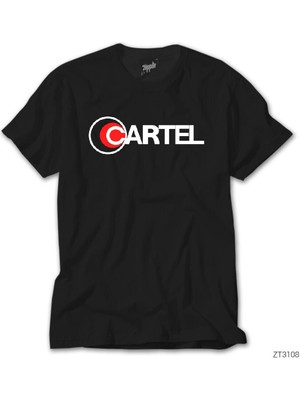 Cartel Siyah Tişört