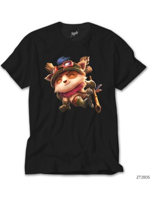 Lol Teemo Siyah Tişört