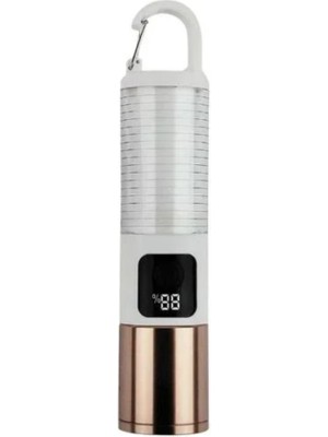 Aesco LED Kamp Lambası USB Şarjlı 500 Lümen Parlaklık Güç Göstergeli Taşınabilir Fener - Lisinya