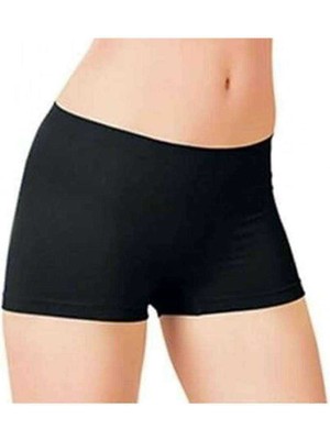 Aesco Elite Lite Kadın Büyük Beden Dikişsiz Boxer Siyah 832