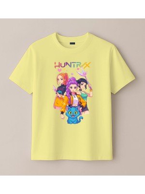 Blitz İstanbul Kpop Demon Hunters Iblis Avcıları Baskılı Uzun Kollu Kız Çocuk Tişört 4-13 Yaş - Huntr/x