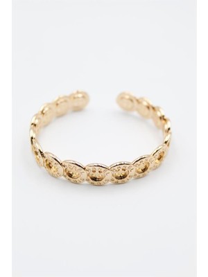 Aesco Düğme Bilezik - Altın