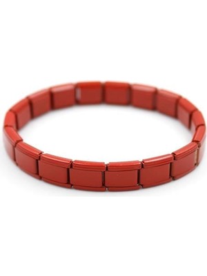 Aesco Mat Nomi Bilezik - Kırmızı