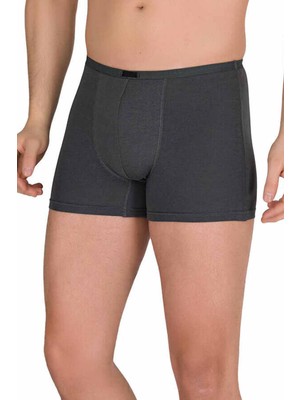 Aesco Erkek Modal Boxer Short Füme 4488B