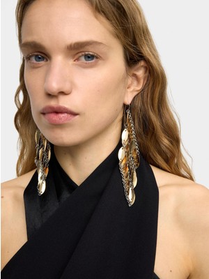 Parfois Maxi Uzun Çok Yapraklı Küpe