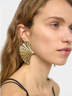 Parfois Maxi Yelpaze Şeklinde Çizgili Küpe