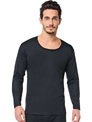 Aesco Erkek Kışlık Termal Sıcak Tutan Içlik Fanila Siyah