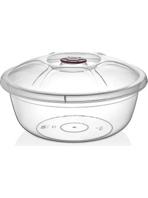 Aesco 0 No Hamur Leğeni Şeffaf 3.5 Lt ROYALEKS-MRD229