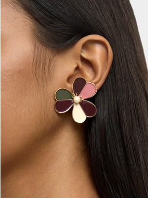 Parfois Mineli Çiçek Küpe