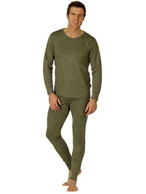 Aesco Kota Erkek Yeşil Askeri Termal Içlik Tayt Fanila Takım(Bere Hediyeli) 2002