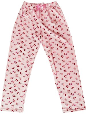 Aesco Beli Lastikli Mevsimlik Viskon Penye Pantolon Pembe