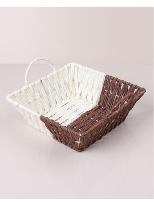 Aesco Kare Hasırlı Ekmek Sepeti ROYALEKS-8805