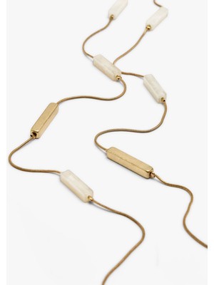 Parfois Çubuklu Uzun Çift Kolye