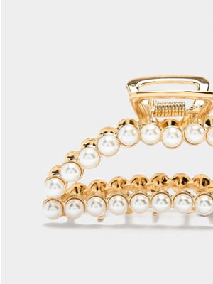 Parfois Kadın Inci Detaylı Klipsli Saç Tokası