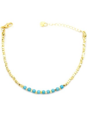 Aesco Küp Boncuk Bileklik - Altın