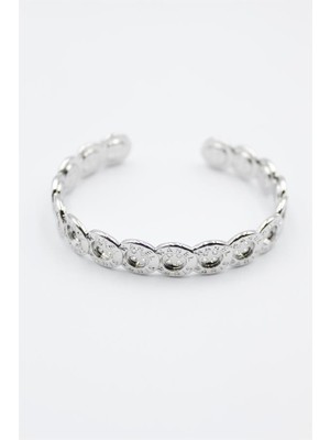 Aesco Düğme Bilezik - Gümüş