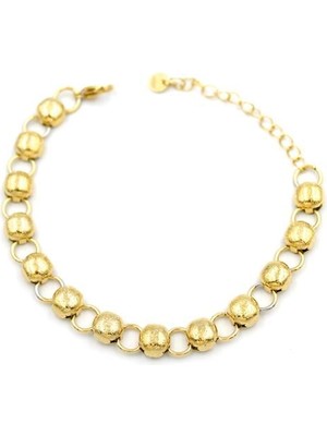 Aesco Zincir Bileklik - Altın