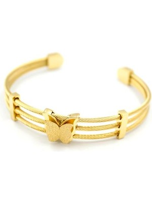 Aesco Kelebek Bilezik - Altın