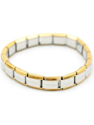 Aesco Lastikli Çelik Bilezik - Gümüş