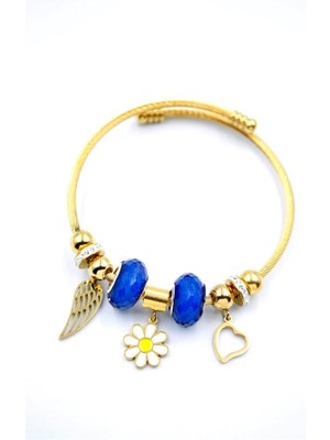 Aesco Papatya Charm Bilezik - Altın