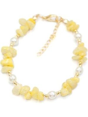 Aesco Boncuk Bileklik - Sarı