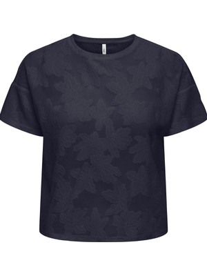 Only Onlmırabella Kadın Dantel Detaylı Kısa Kollu O-Neck T-Shirt