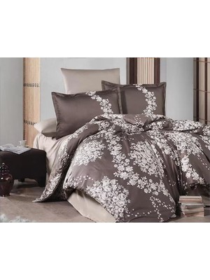 Indispensablely Tek Kişilik Saten Nev Takımı Melrose V1 Kahve