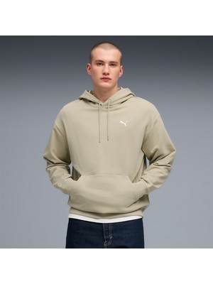 Puma Wardrobe Essentials Relaxed Erkek Gri Sweatshirt.61