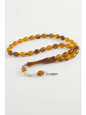 Aesco Zeytin Şekilli Plastik Tesbih 8*11 mm