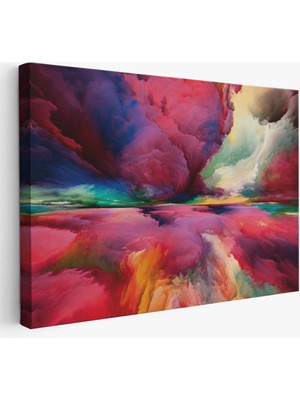 Beta Moda Hub Hayal Gücü Bulutları Dekoratif Kanvas Duvar Tablosu-