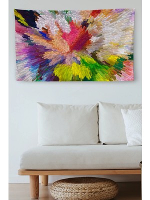 Beta Moda Hub Duvar Örtüsü Digital Renkler Kaliteli Kanvas Duvar Halısı-