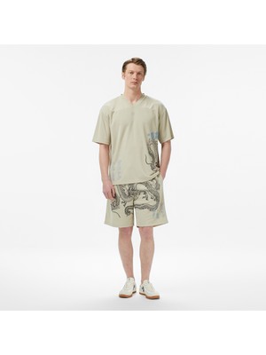 United4 Unıted4 Regular Fit Erkek Krem Şort.tas