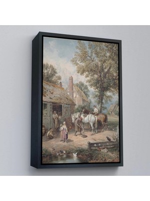 Beta Moda Hub Ahşap Çerçeveli Foster Myles Birket The Smithy Tablo-