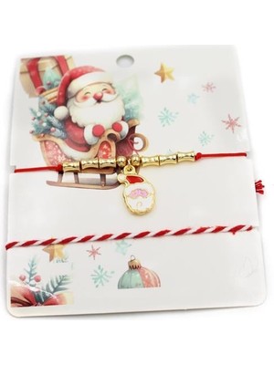 Aesco Yeni Yıl Ip Bileklik - Kırmızı