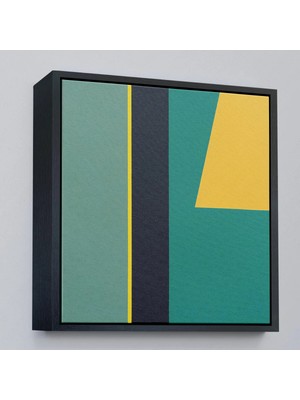 Beta Moda Hub Ahşap Çerçeveli Léon Wuidar - Soyut Tablo-